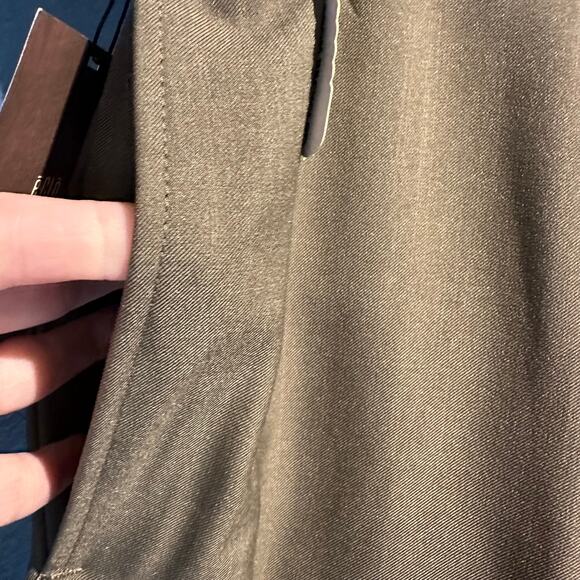 NWT Haggar Size 38x30 Dress Pants Olive Brown Classic Fit Plain Front Comfort - Picture 15 of 15